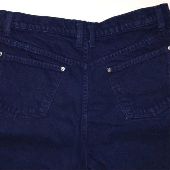 Sasson vintage high waisted shorts dark denim - Picture 7 of 7